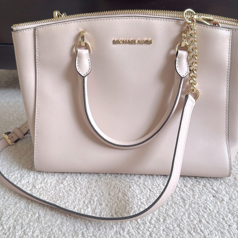 Michael Kors Blush Satchel Bag